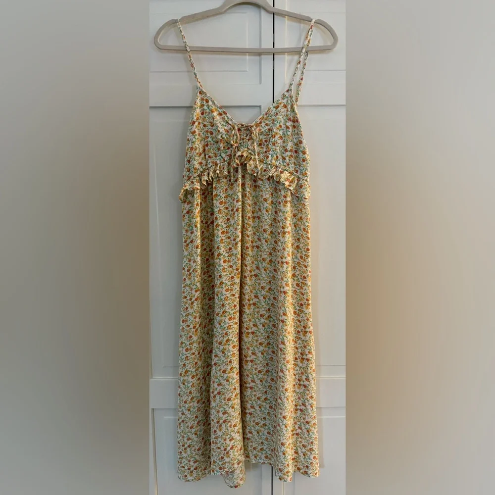 Billabong Floral Midi Dress - Size XL - Picture 1 of 4